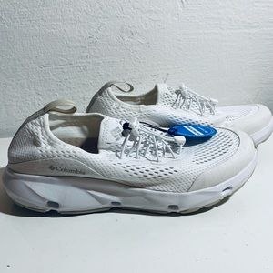 New Columbia white running shoes, size 7